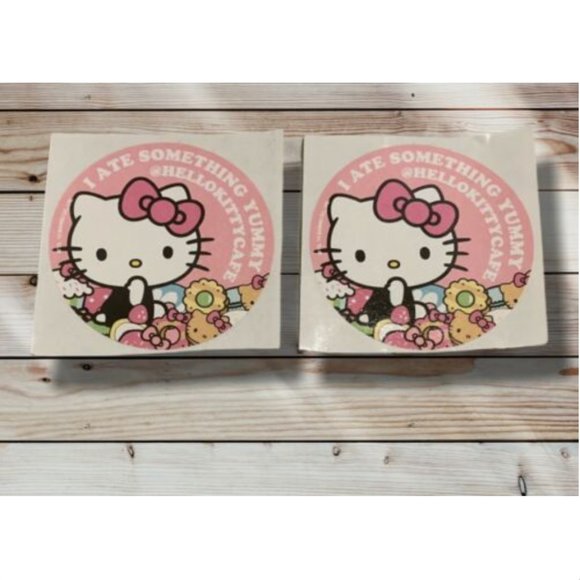 Sanrio Other - 🌈4/$20 Sanrio Hello Kitty Cafe Truck Stickers x2